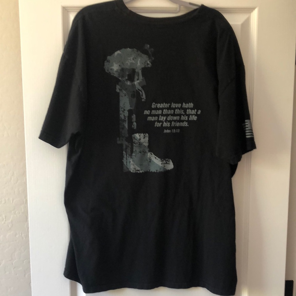 Vortex 3X preowned Black Graphic Men's T-Shirt